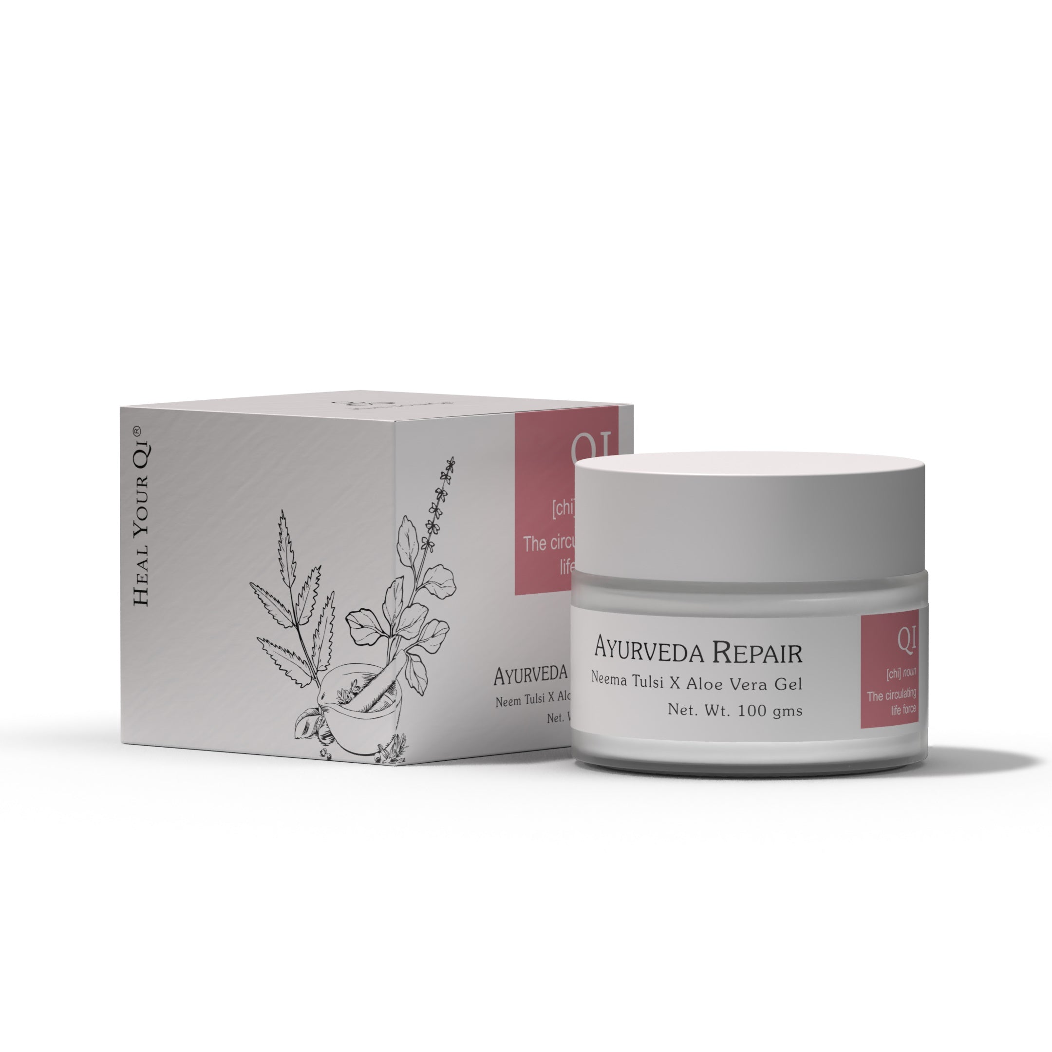 Ayurveda Repair Face Gel 100 ml | Purifying & Repairing Neem, Tulsi & Aloe Vera