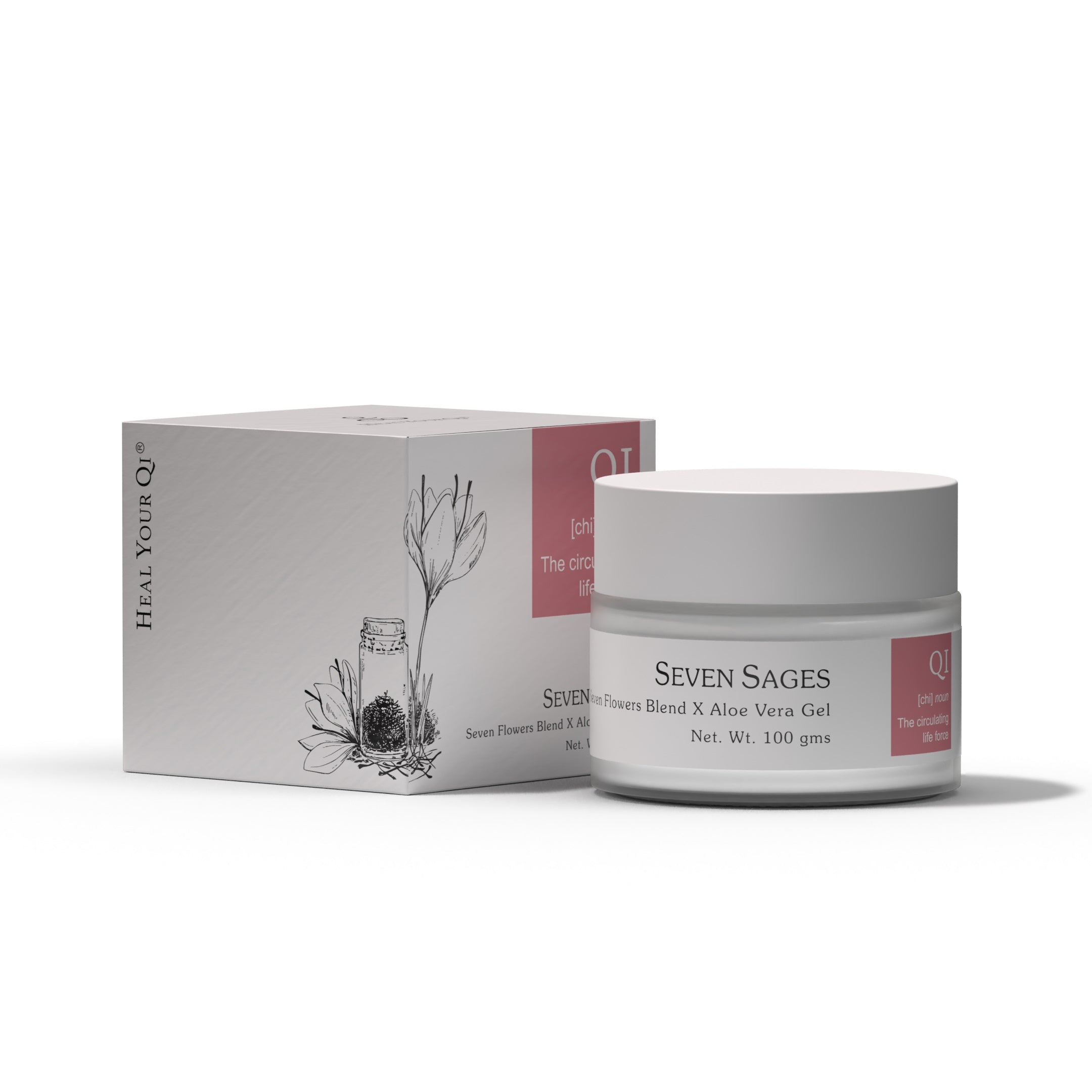 Seven Sages Gel 100 ml | Daily Multi-Floral Hydrating Gel with Aloe Vera