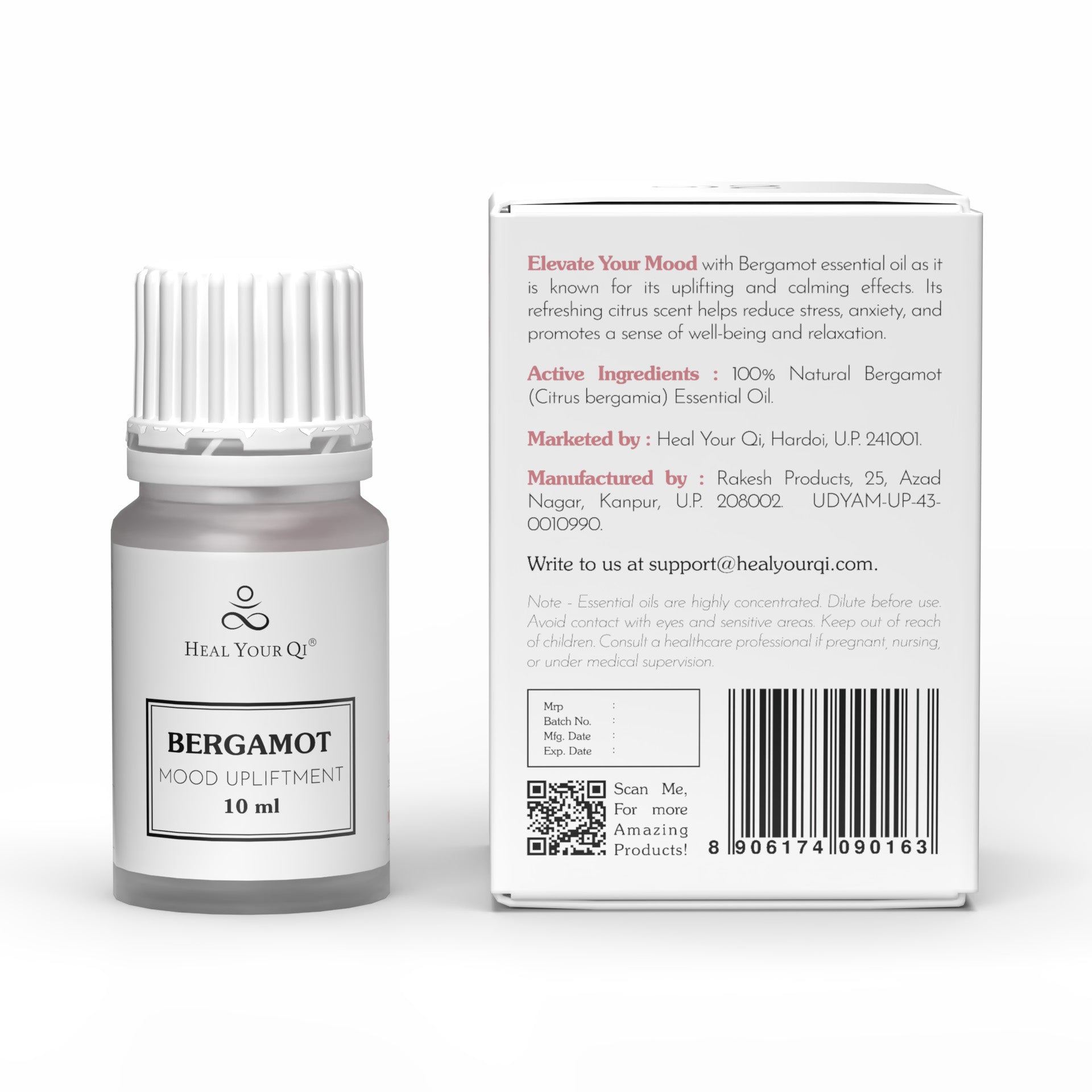 Bergamot Essential Oil (10 ml)