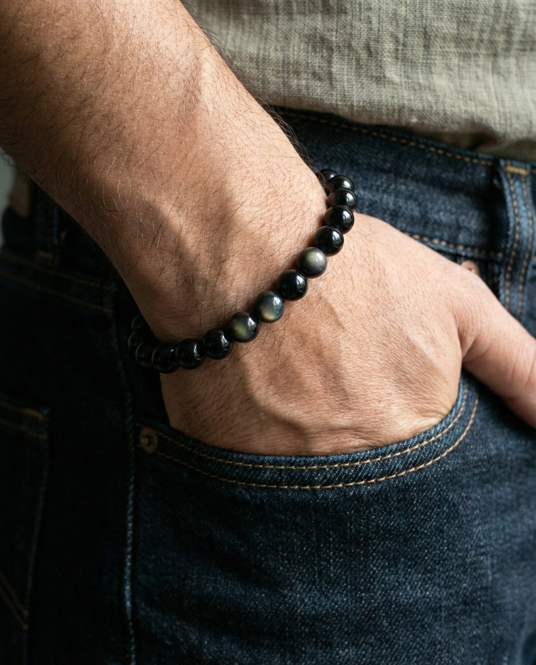 Black Obsidian Bracelet