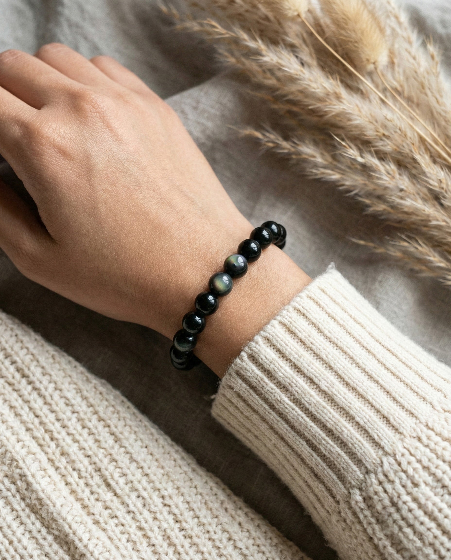 Black Obsidian Bracelet