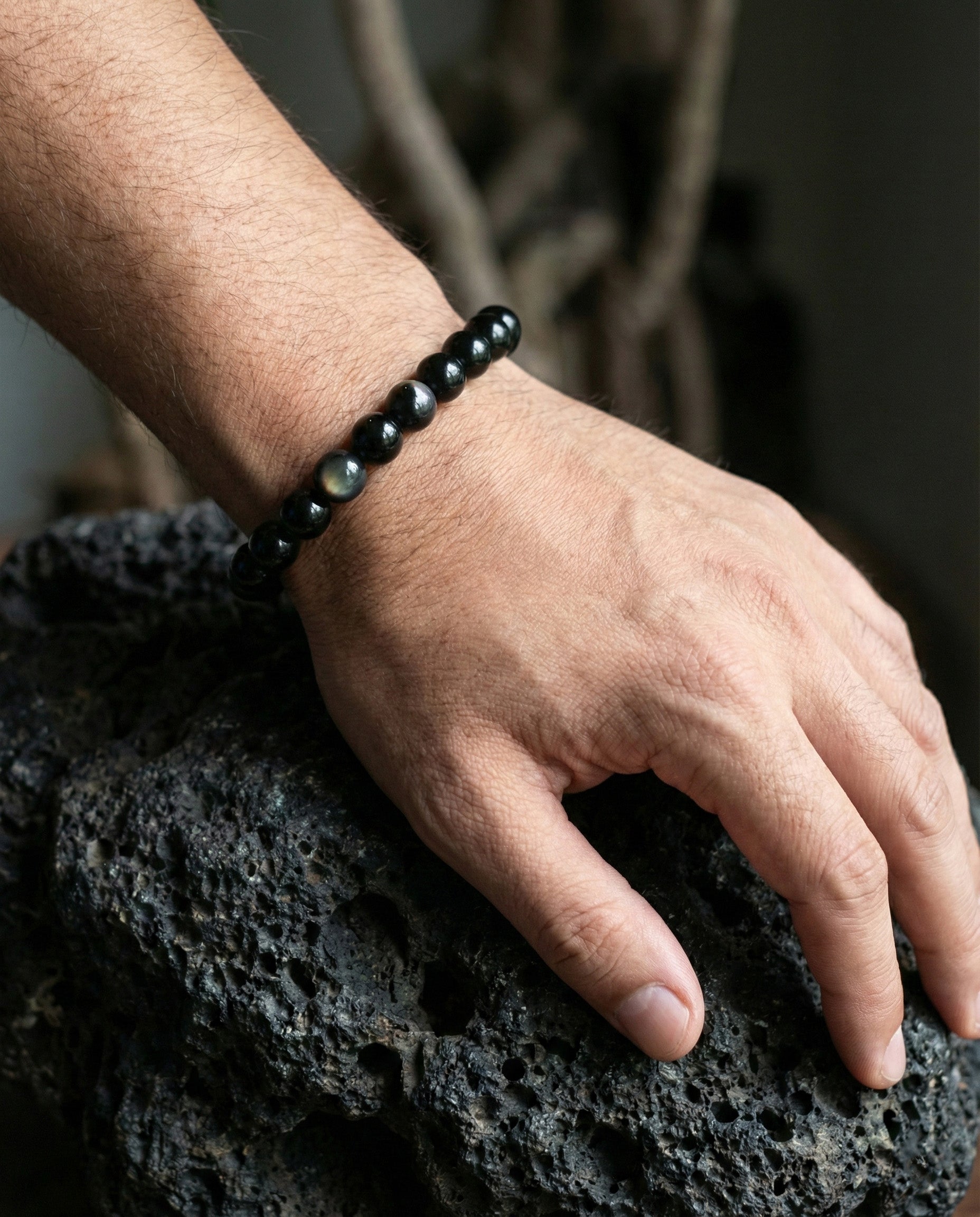 Black Obsidian Bracelet