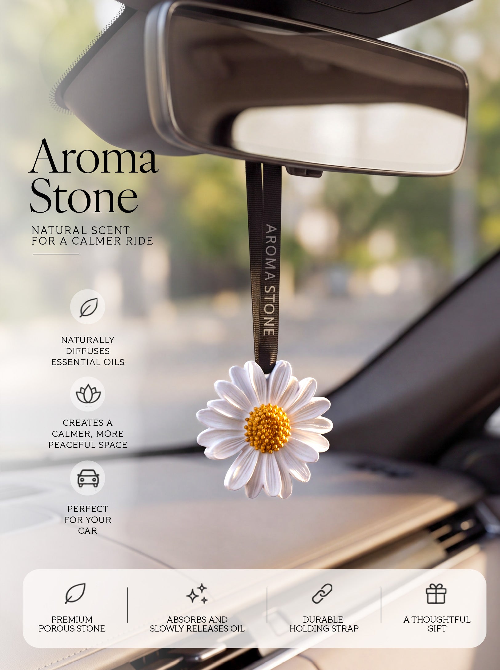 Aroma Stone Daisy