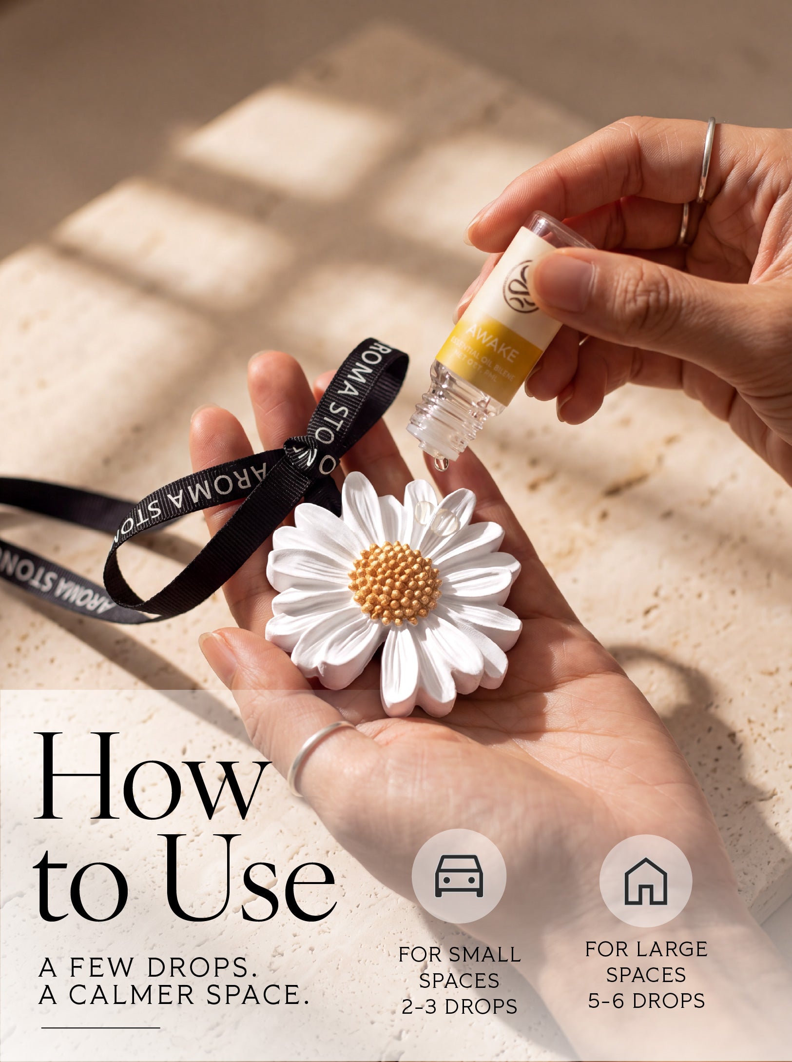 Aroma Stone Daisy