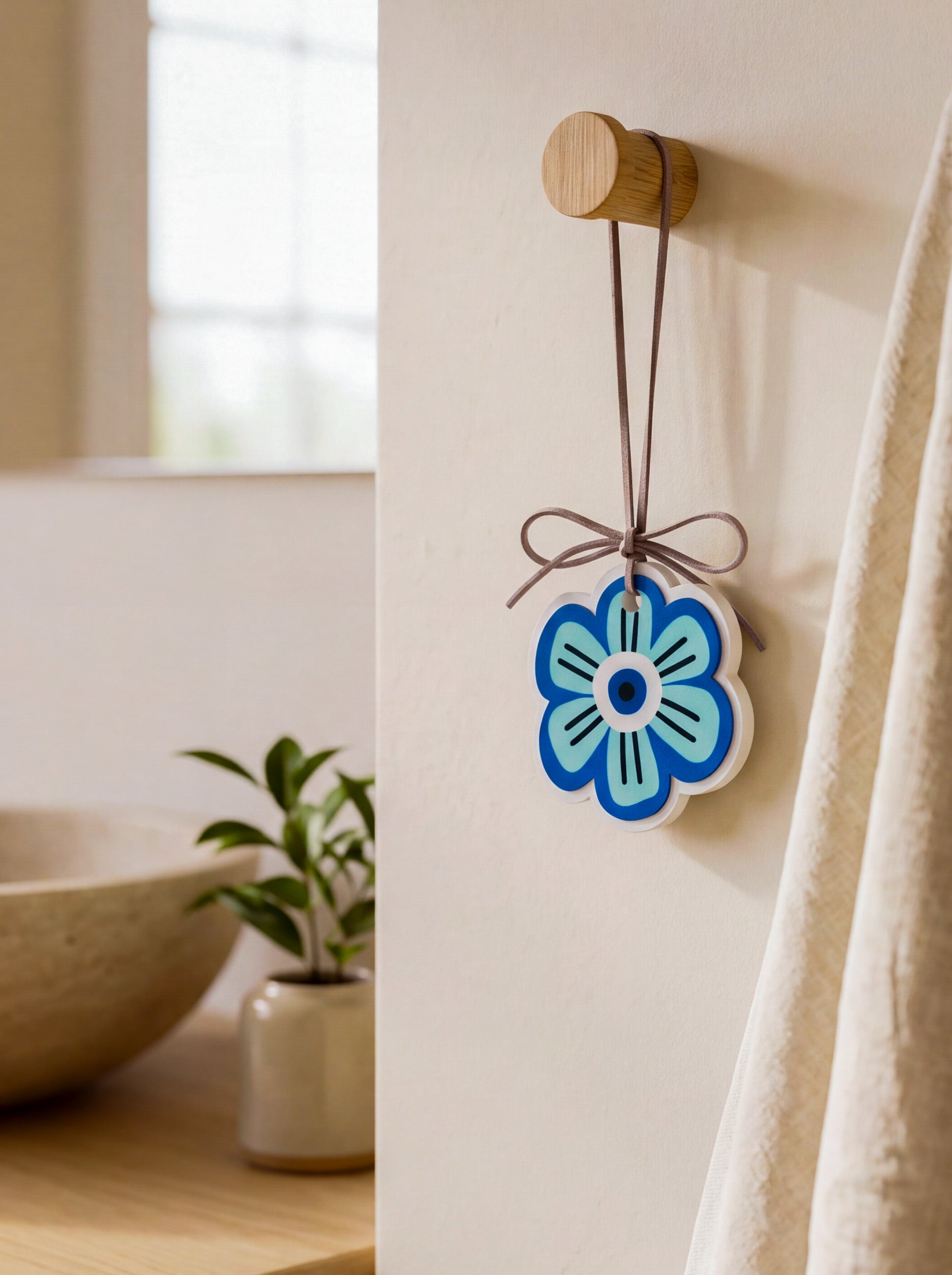 Dark Blue Flower Aroma Stone