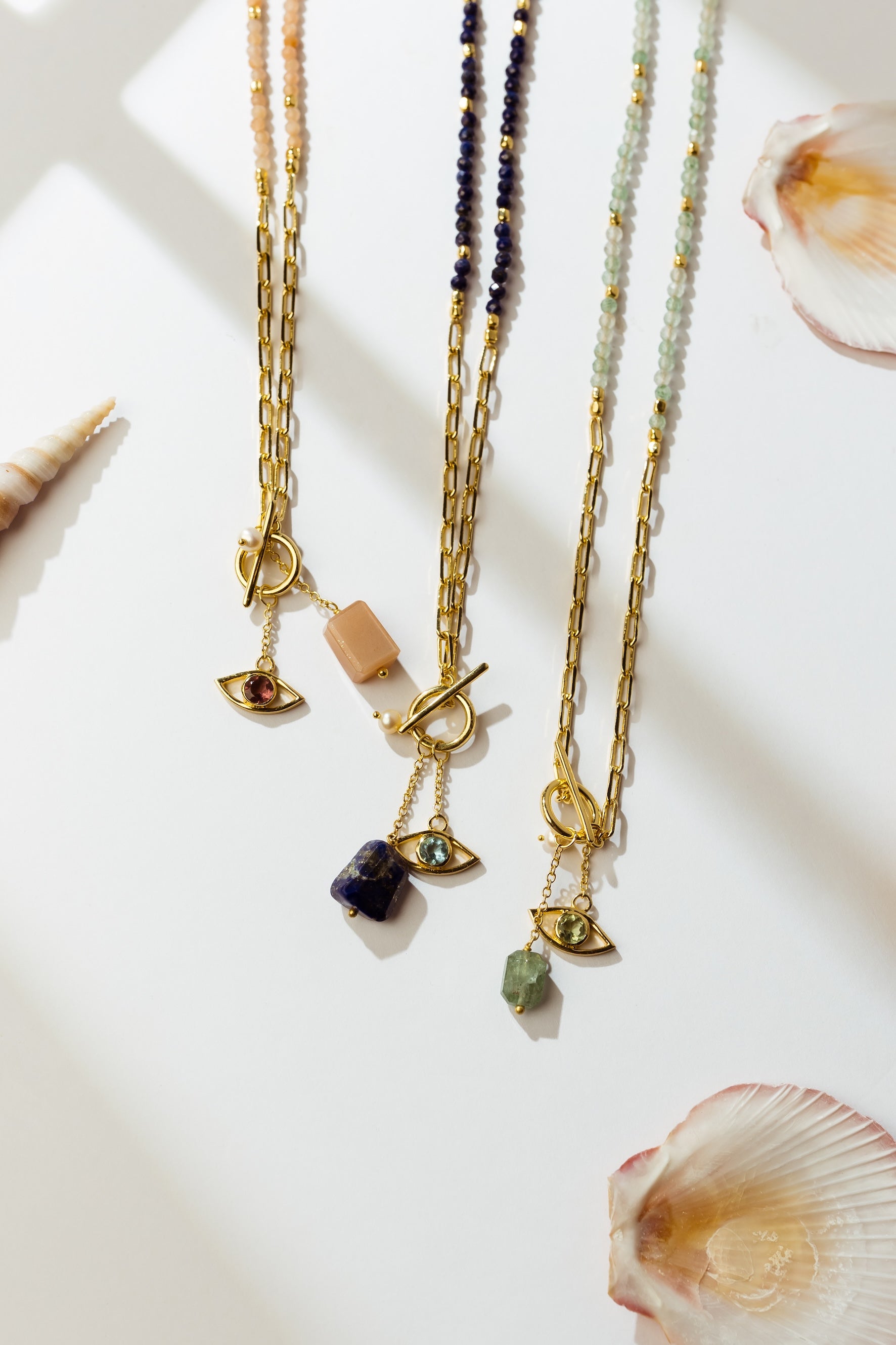 Lapis Lazuli Evil Eye Necklace