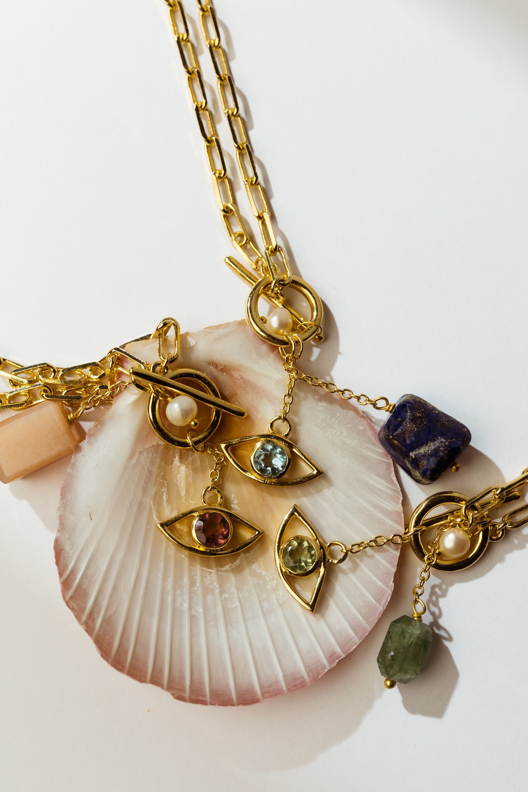 Lapis Lazuli Evil Eye Necklace