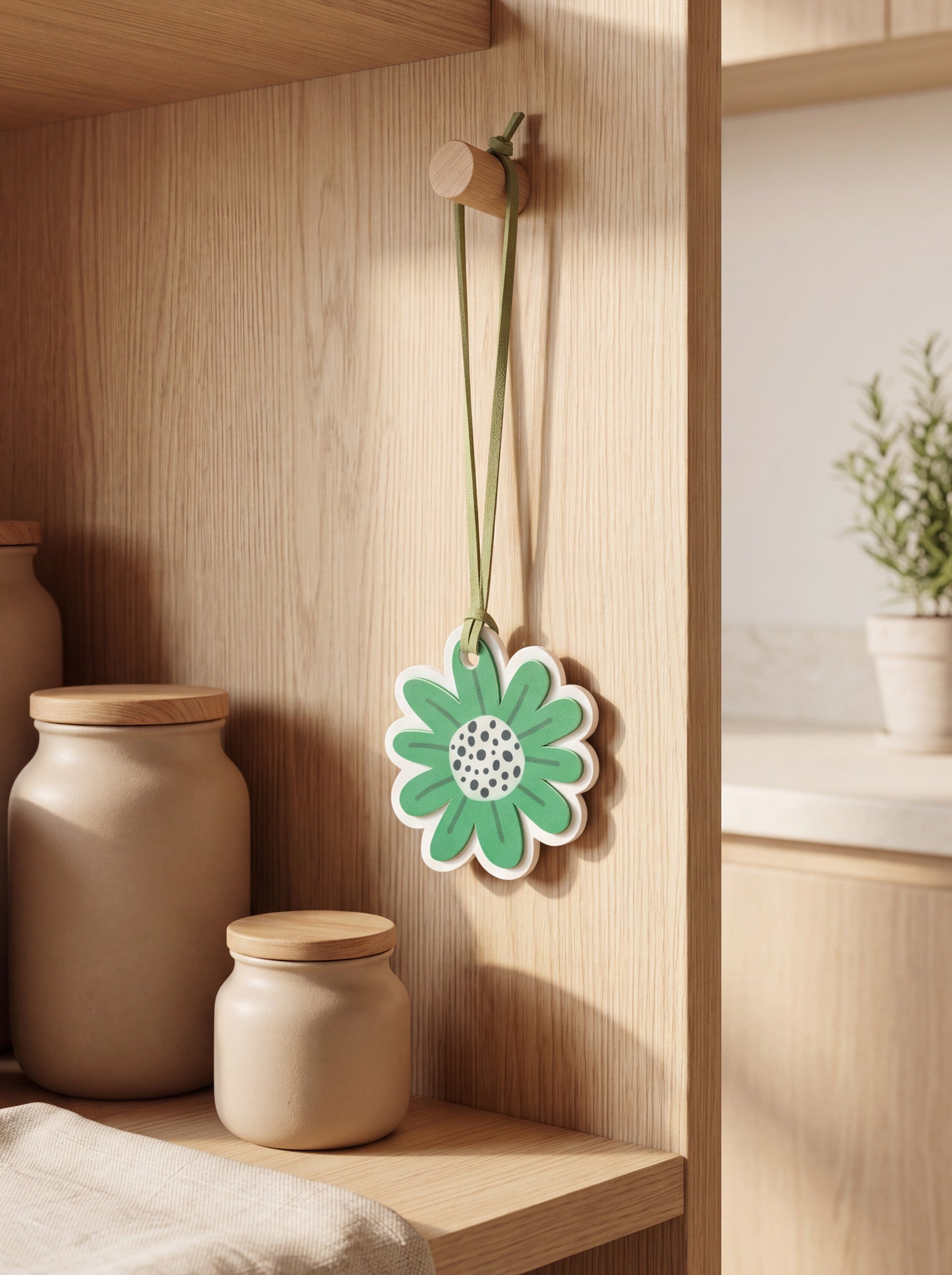 Green Flower Aroma Stone
