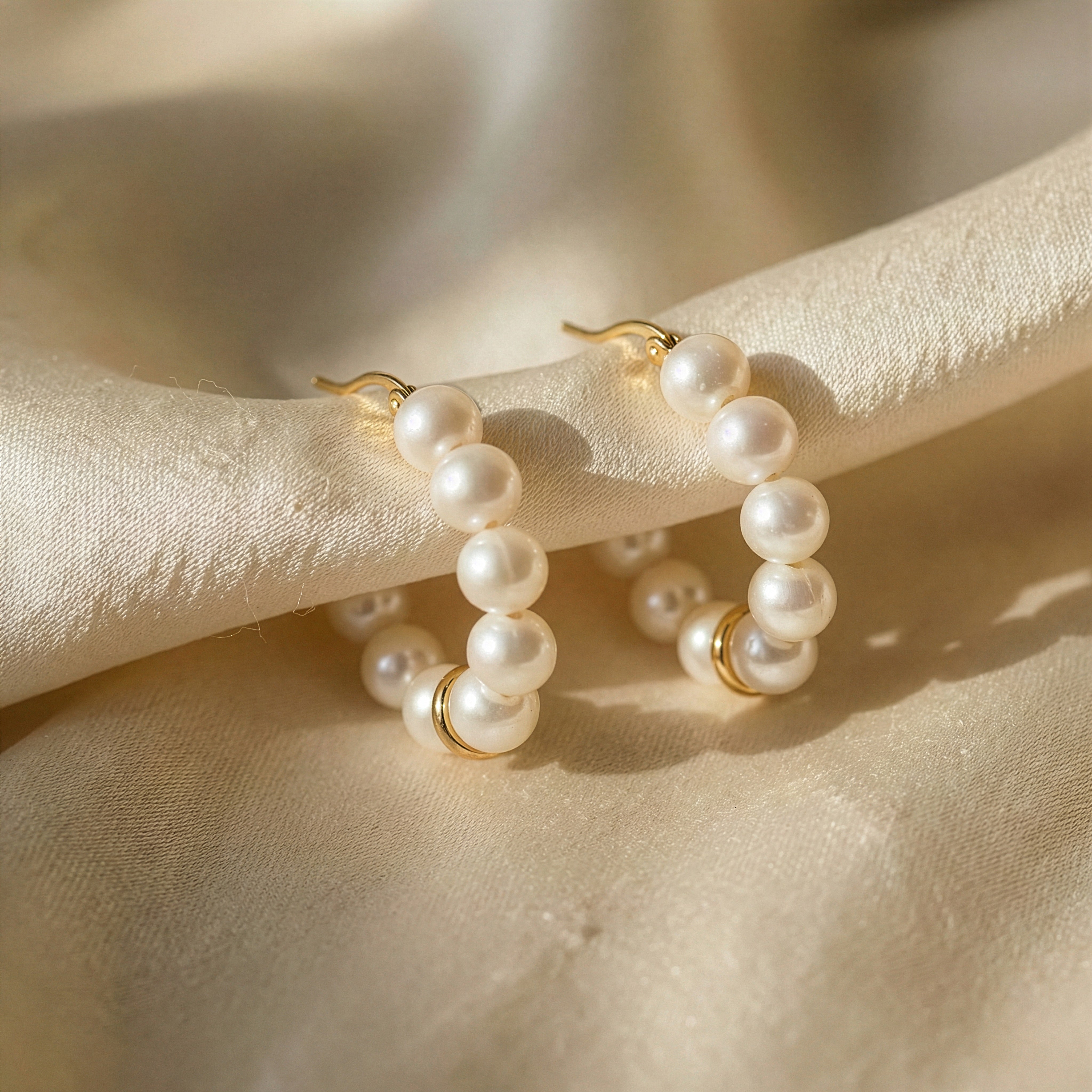 Heirloom Arch Pearl Earrings