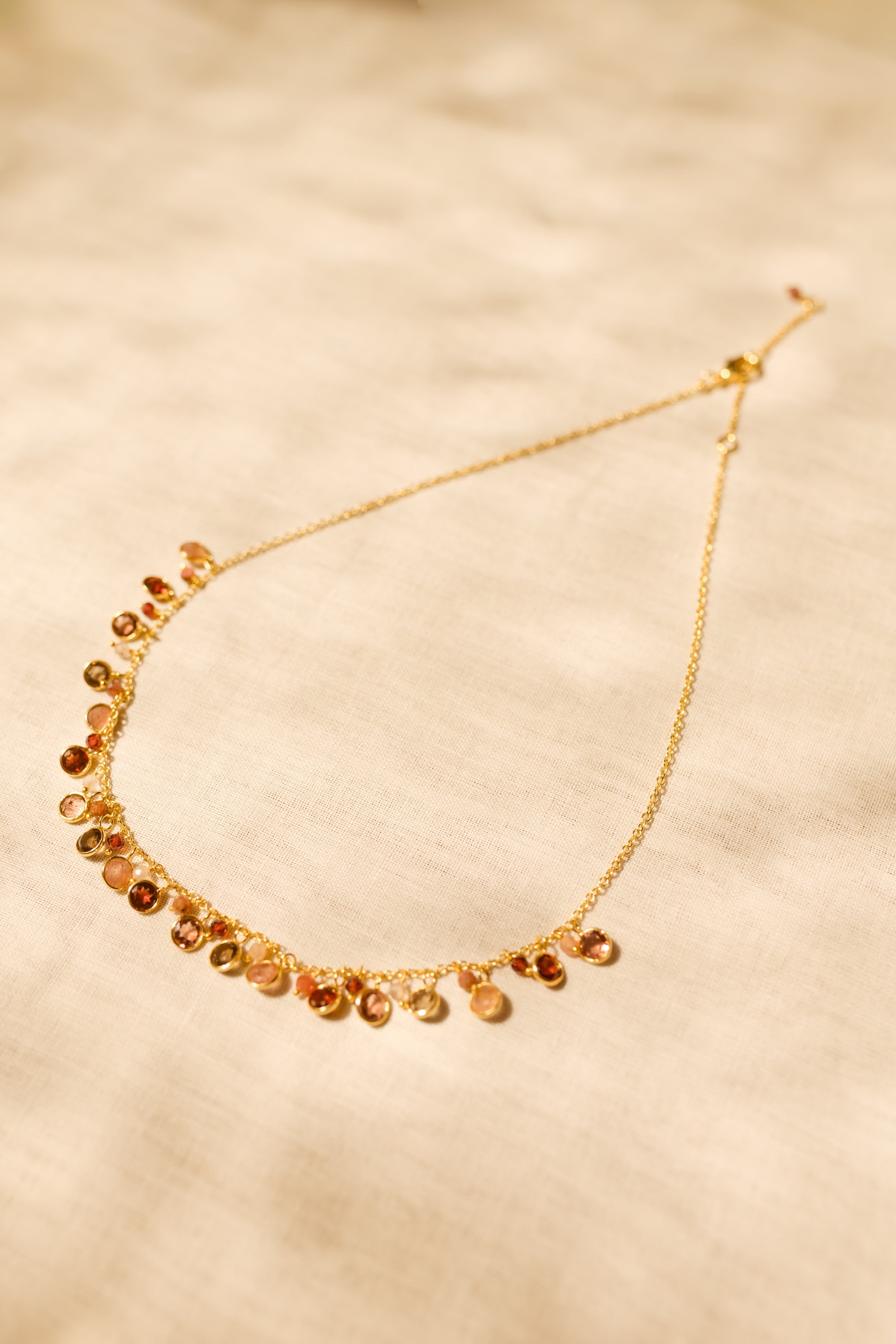 Indo-Western Gemstone Choker Necklace