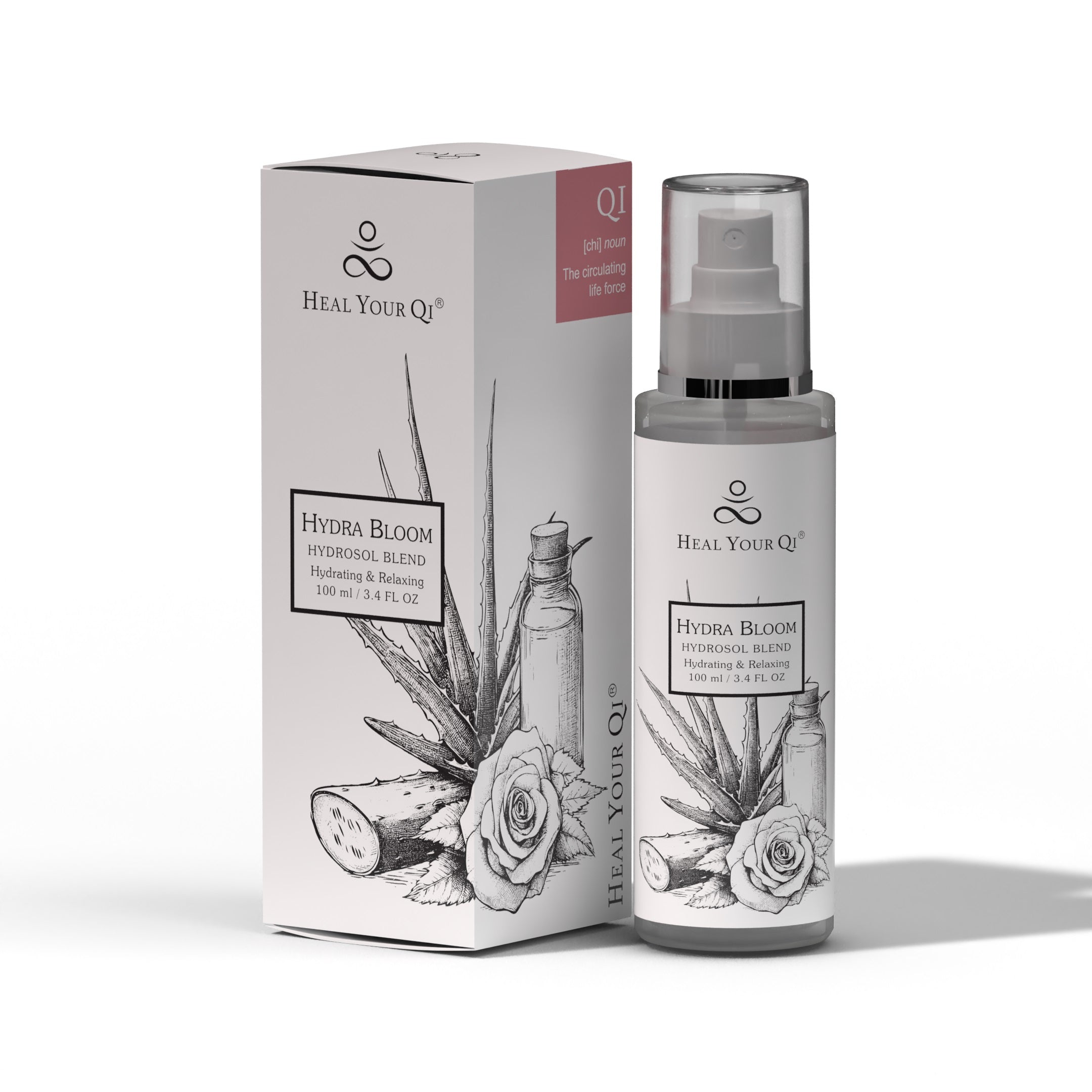 Hydra Bloom Face Mist 100 ml | Plumping & Refreshing Rose, Aloe & Cucumber