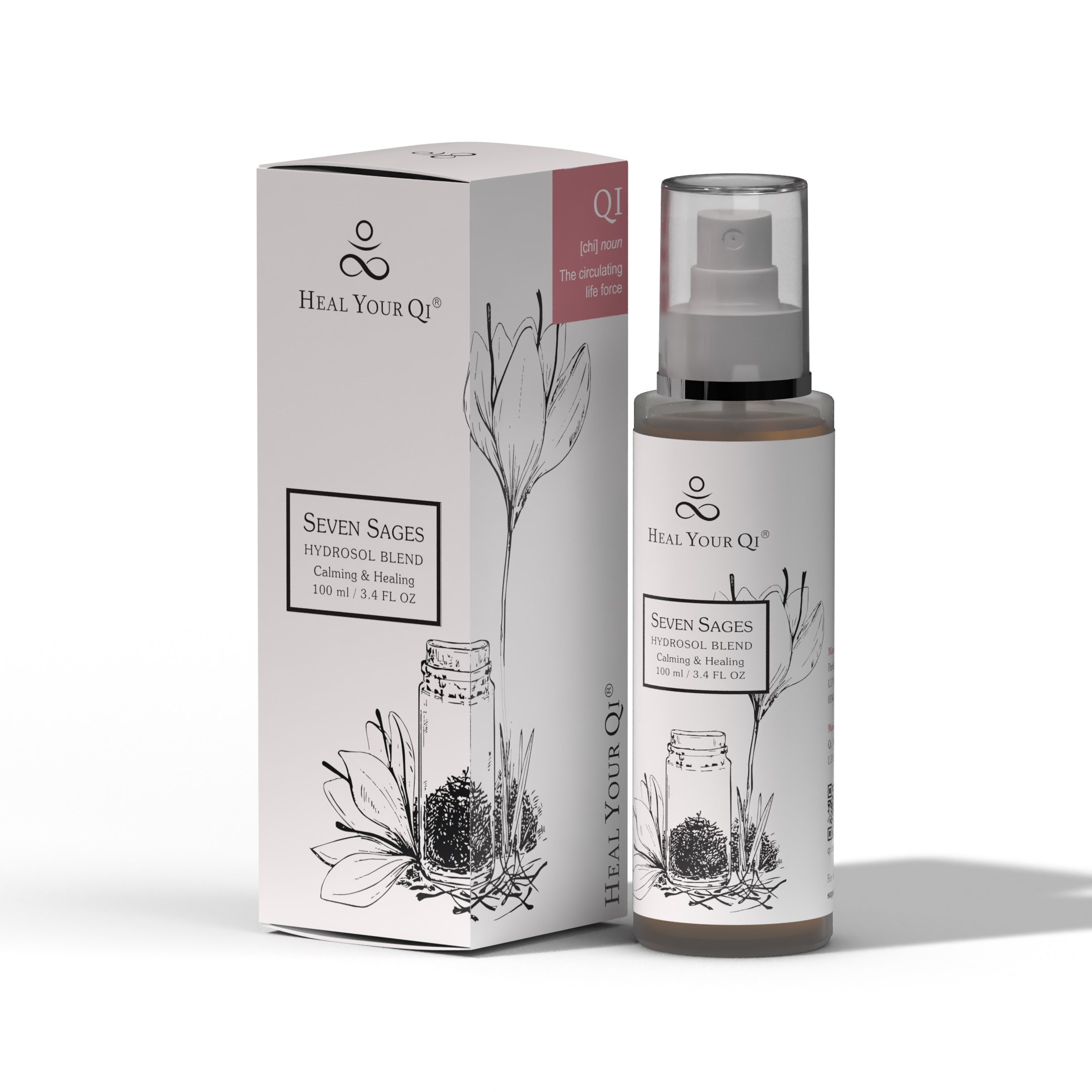 Seven Sages Face Mist 100 ml | Balancing & Refreshing Seven Flowers Blend