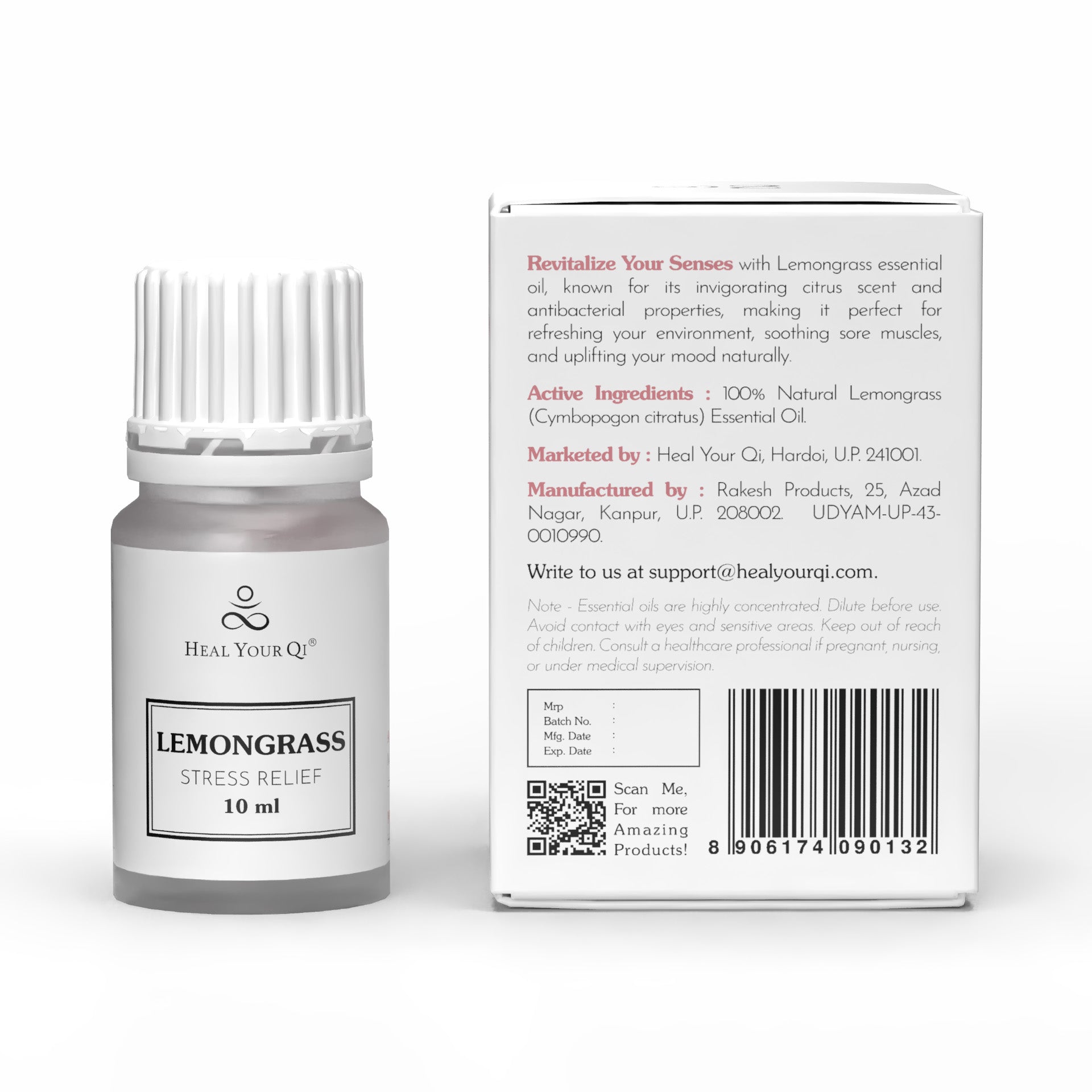Lemongrass Essential Oil (10 ml)