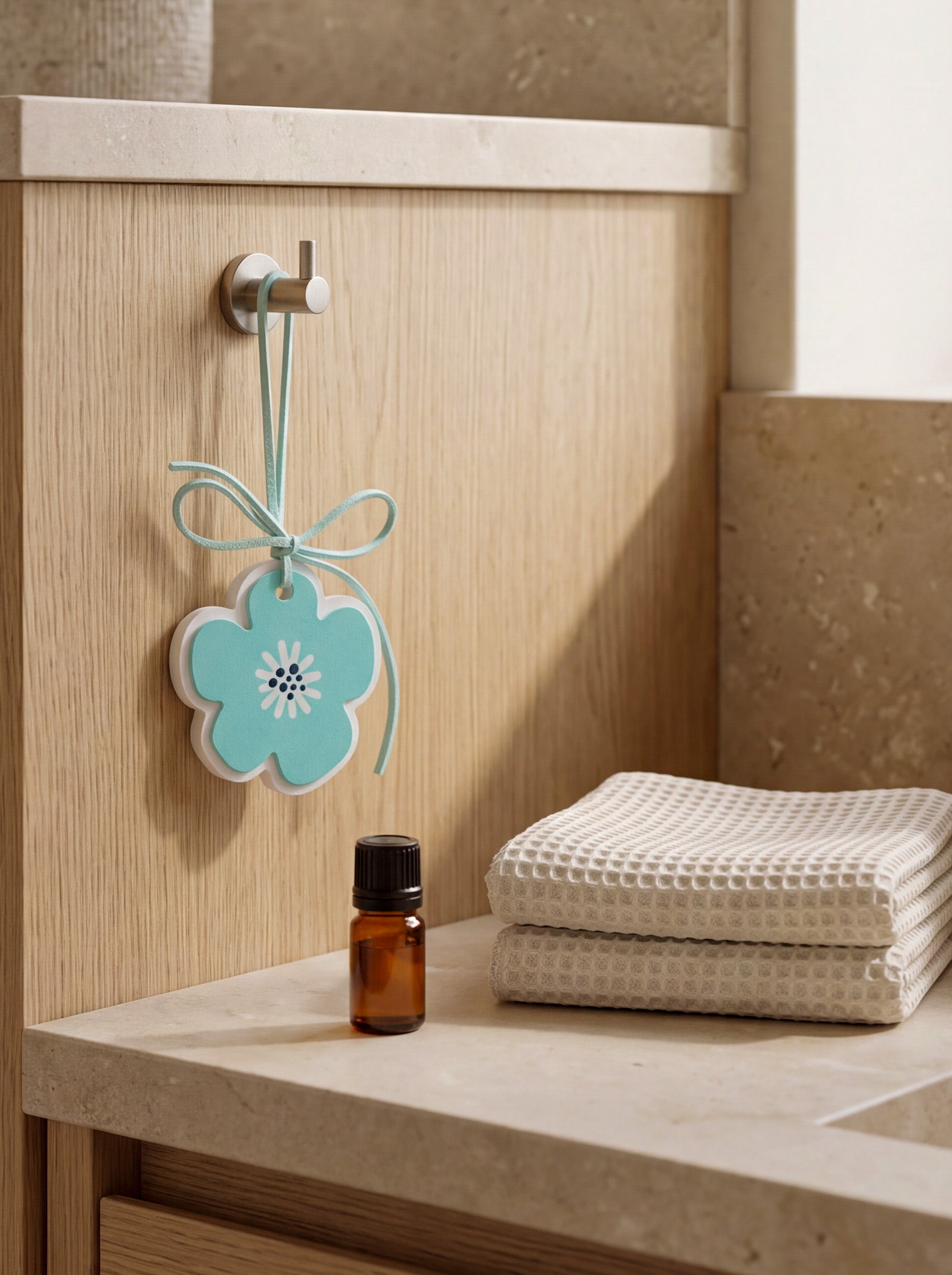 Light Blue Flower Aroma Stone