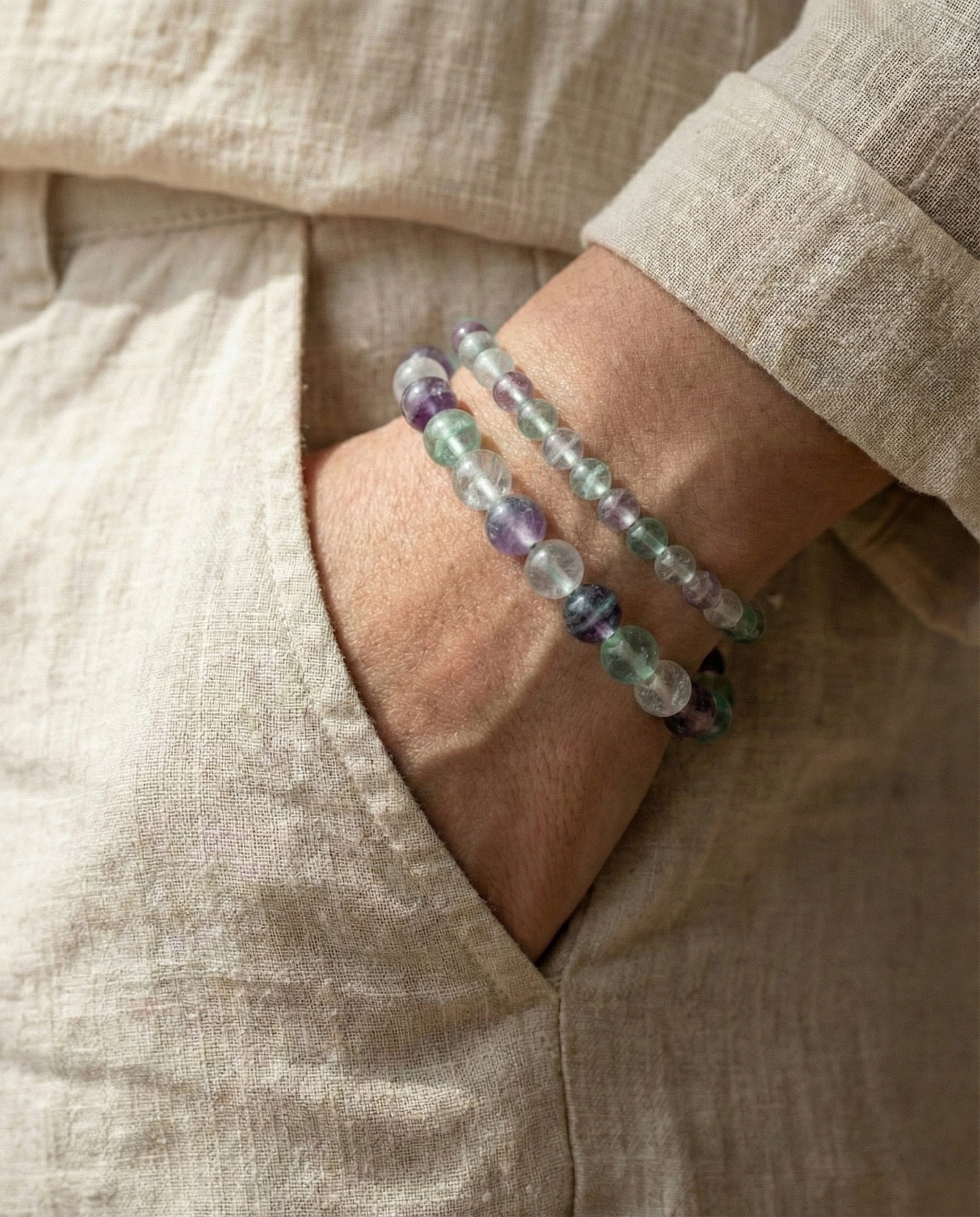 Multi Fluorite Bracelet