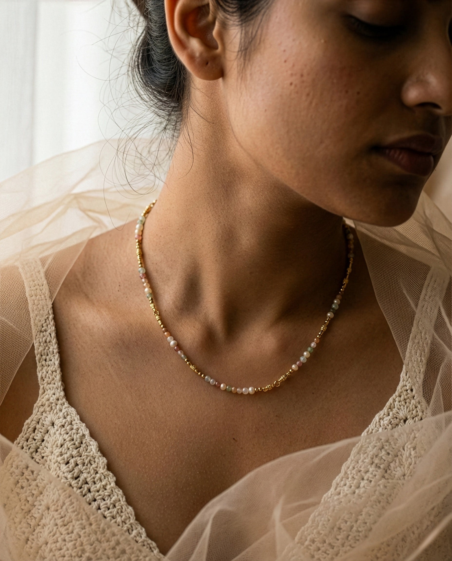 Harmony Pastel Beaded Necklace