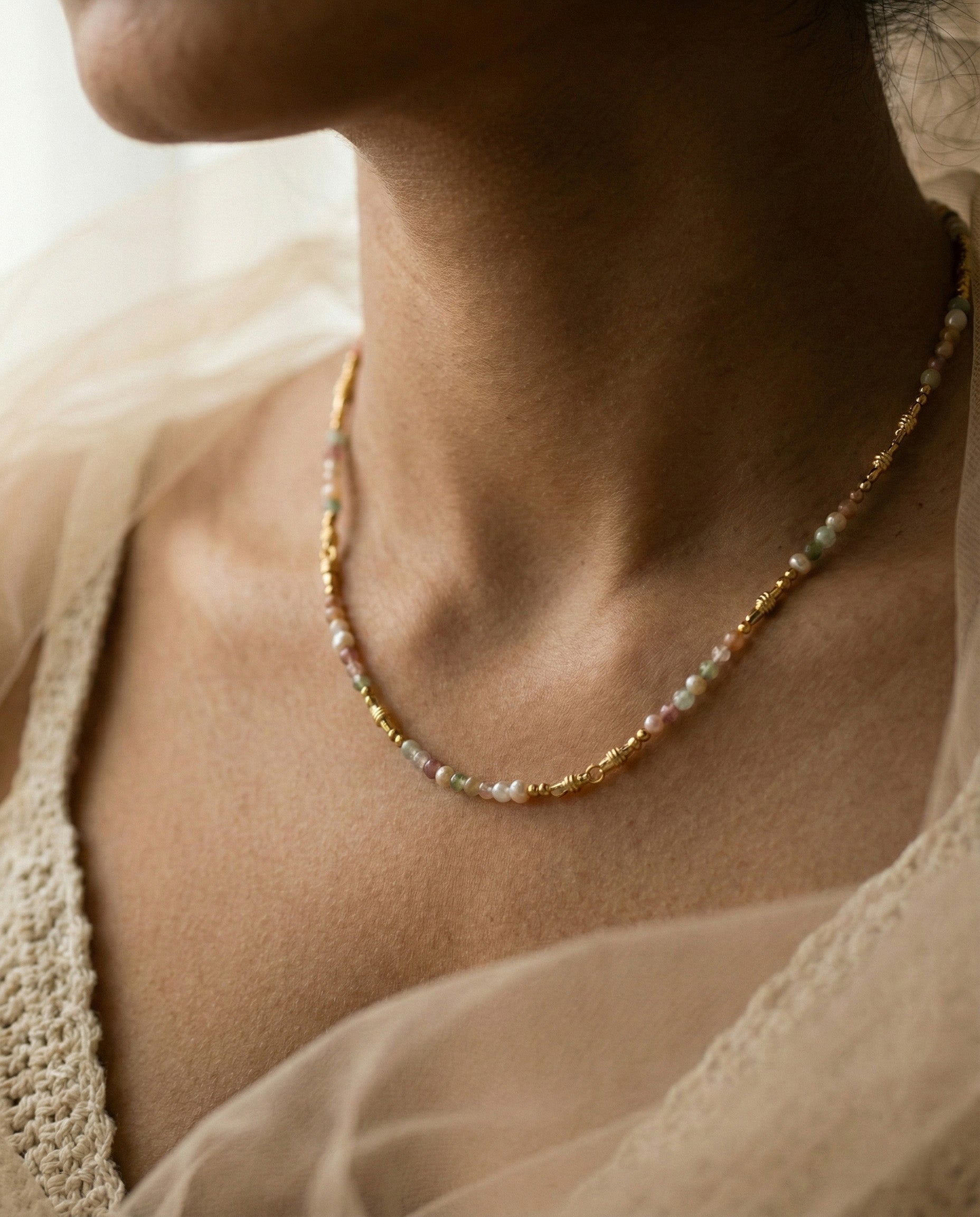 Harmony Pastel Beaded Necklace
