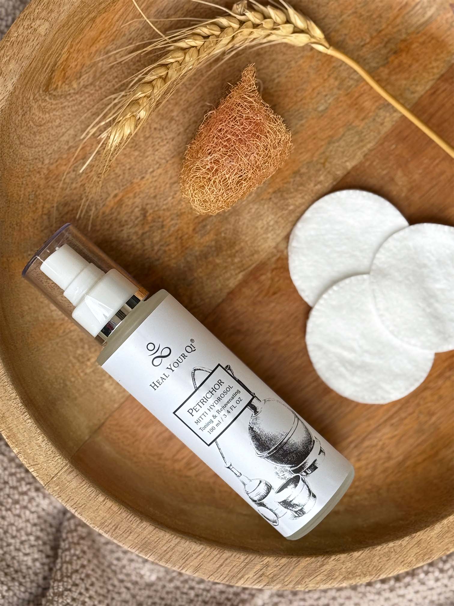 Petrichor Face Mist 100 ml | Toning and Anti Aging Multani Mitti