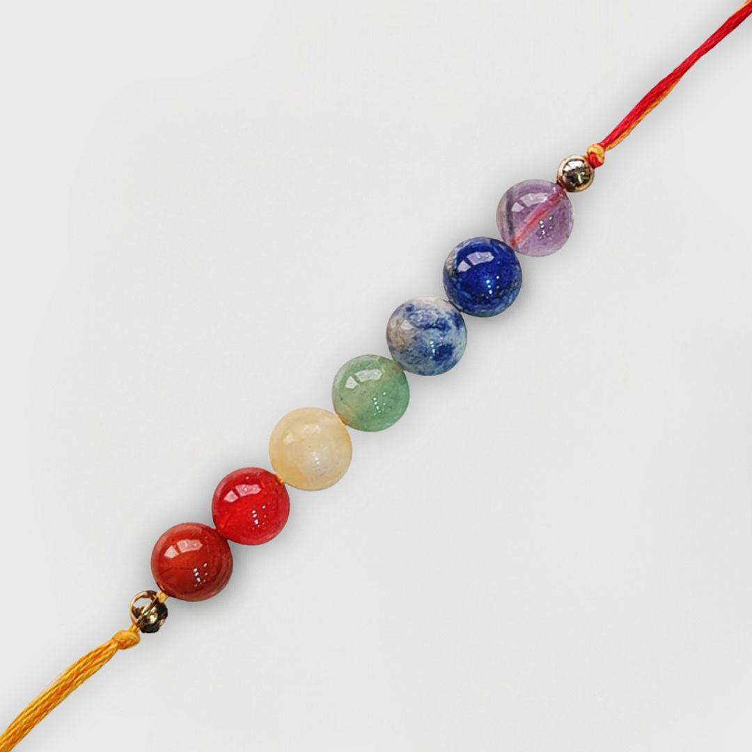 Seven Chakra Crystal Rakhi