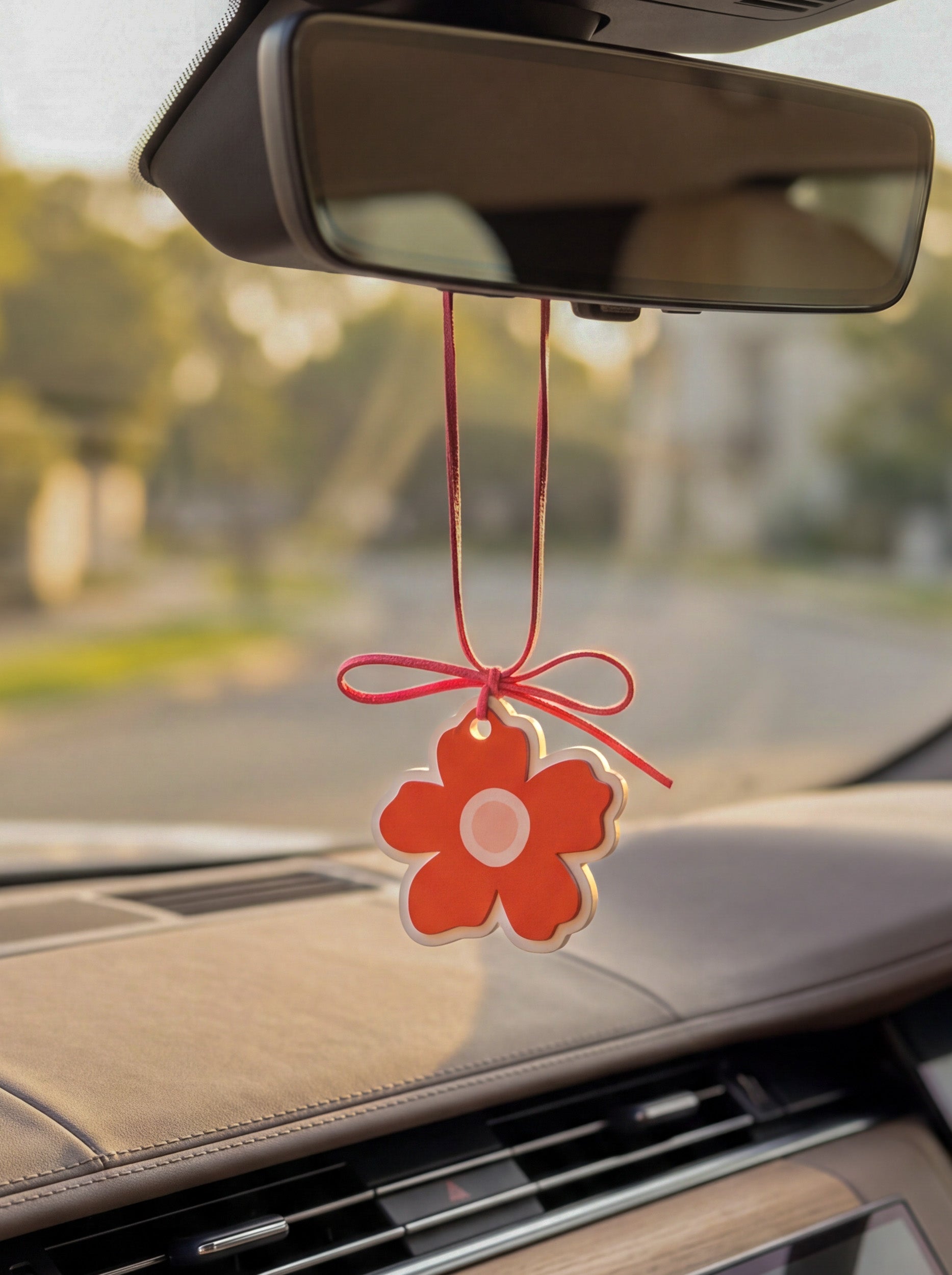 Red Flower Aroma Stone