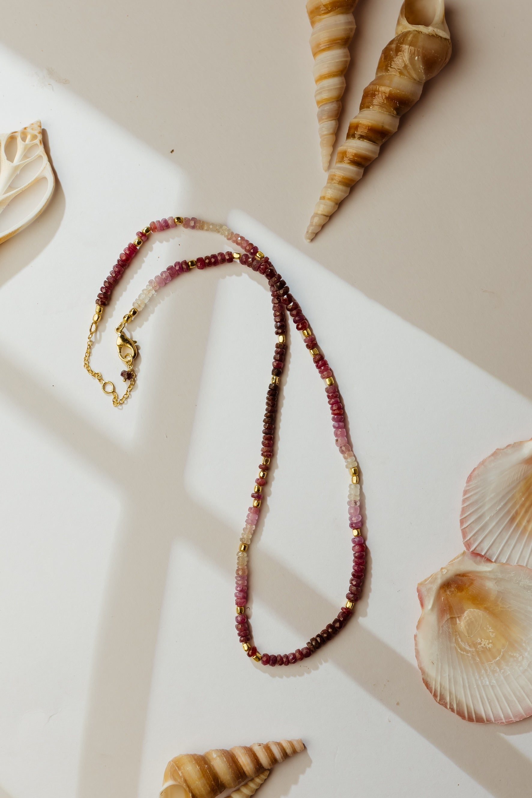 Legacy Ruby Beaded Necklace