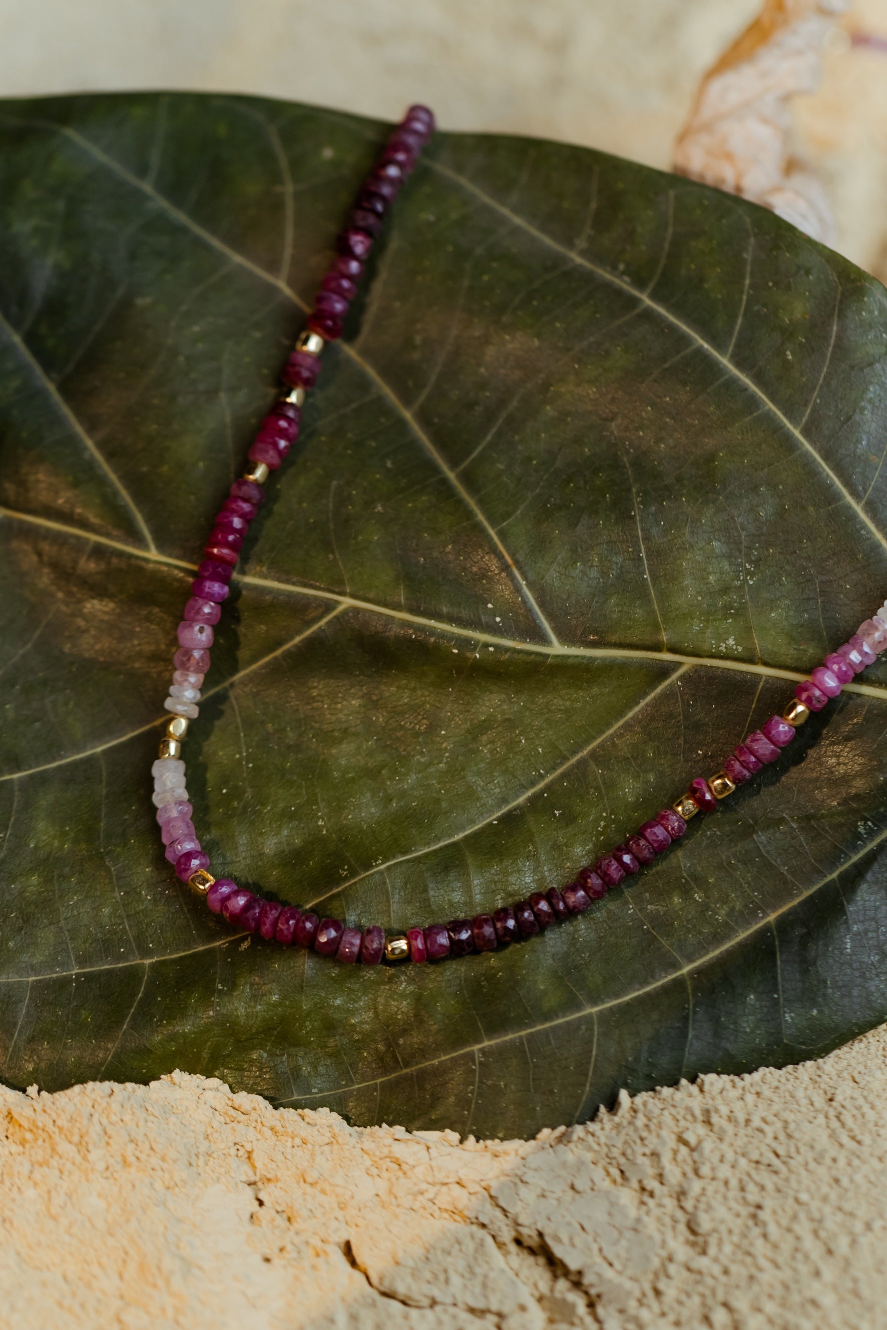 Legacy Ruby Beaded Necklace