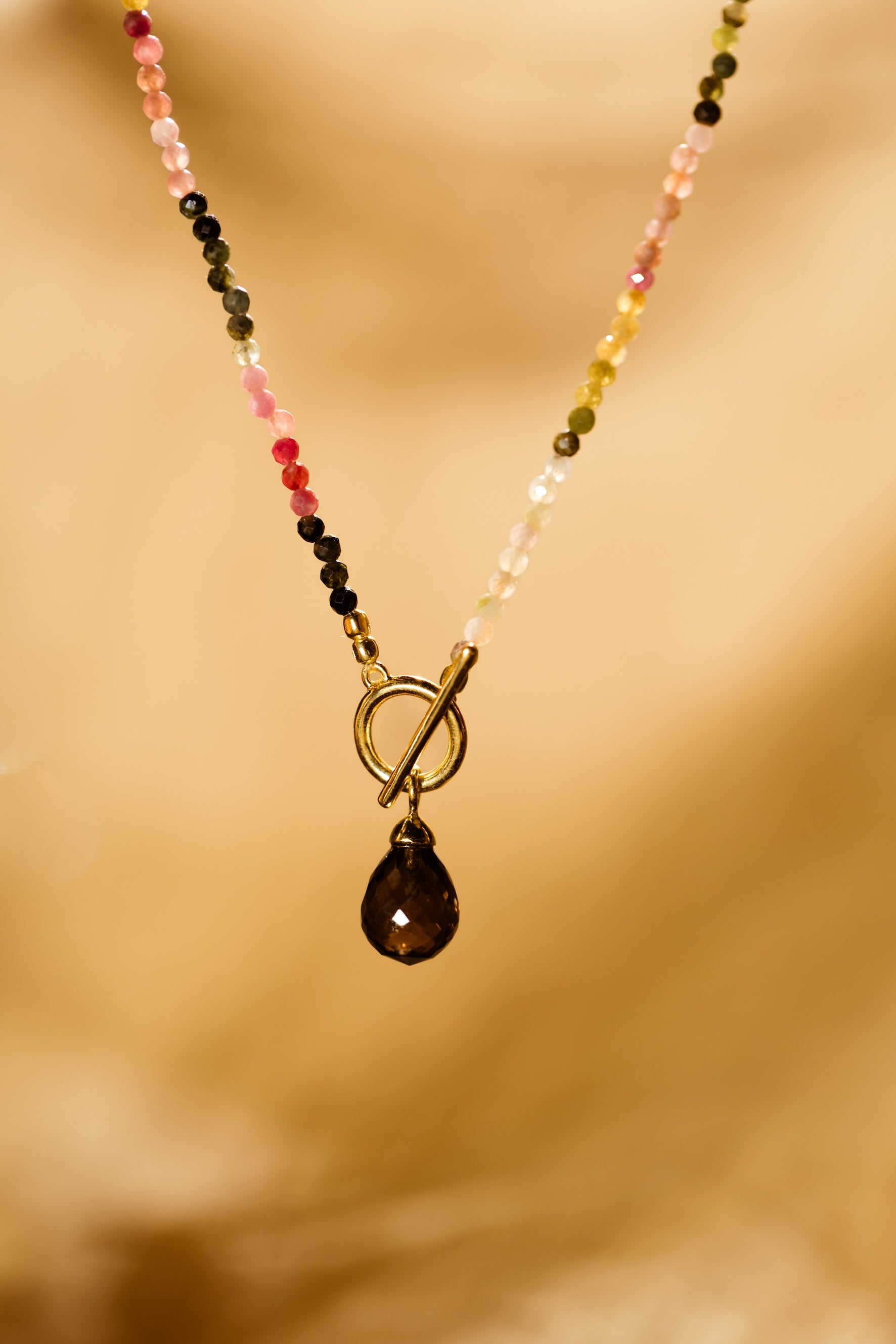 Smokey Horizon Bead Necklace