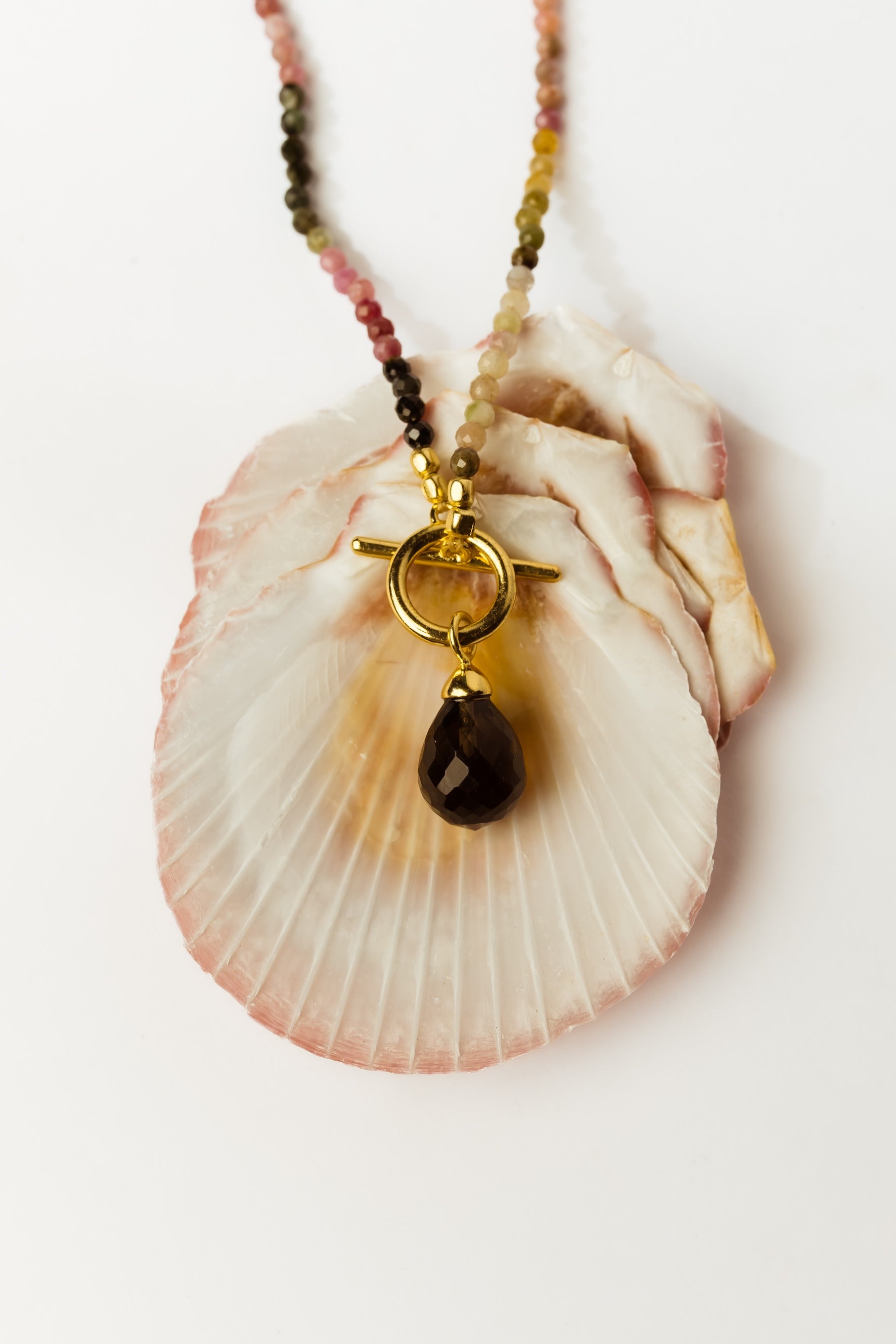 Smokey Horizon Bead Necklace