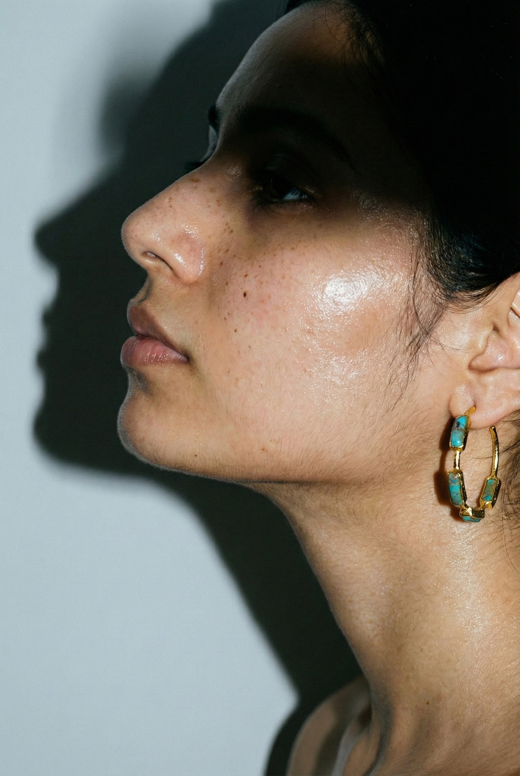 Turquoise Muse Hoops