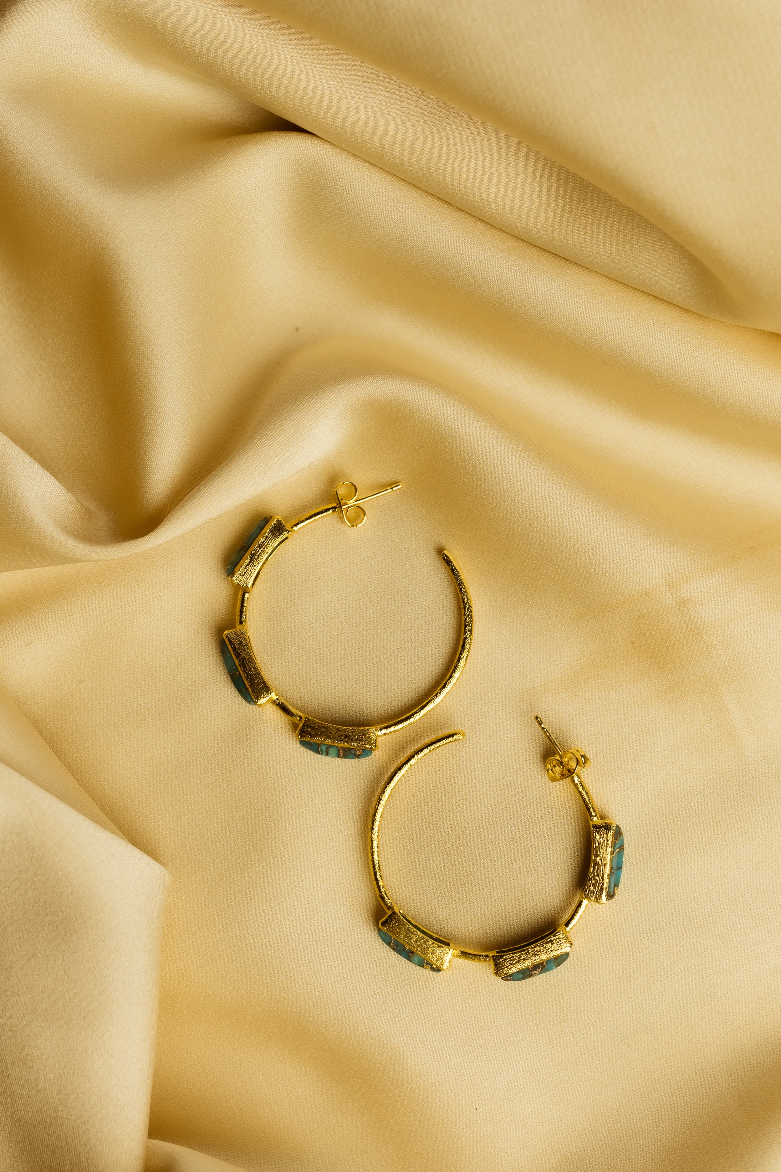 Turquoise Muse Hoops