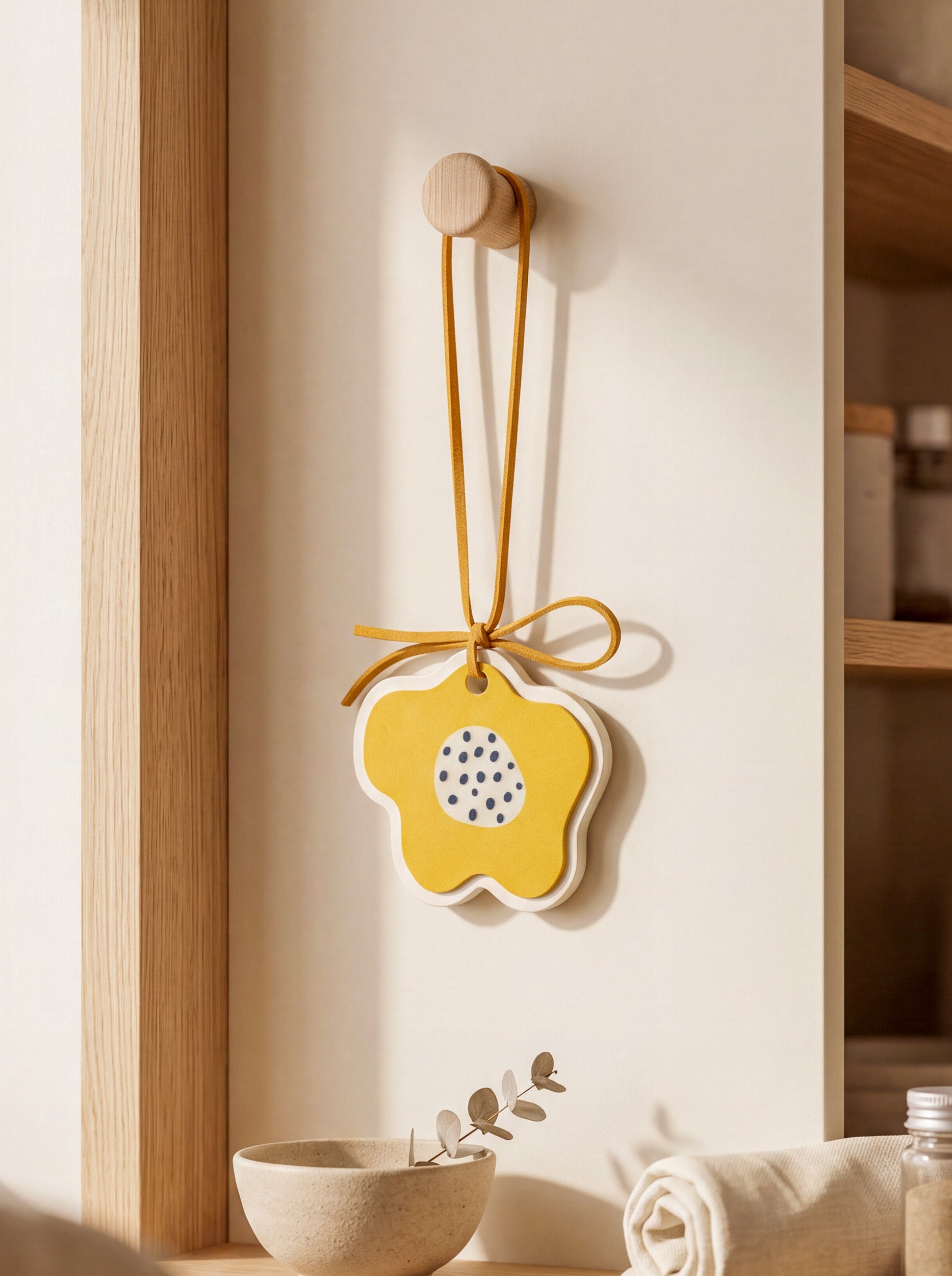 Yellow Flower Aroma Stone