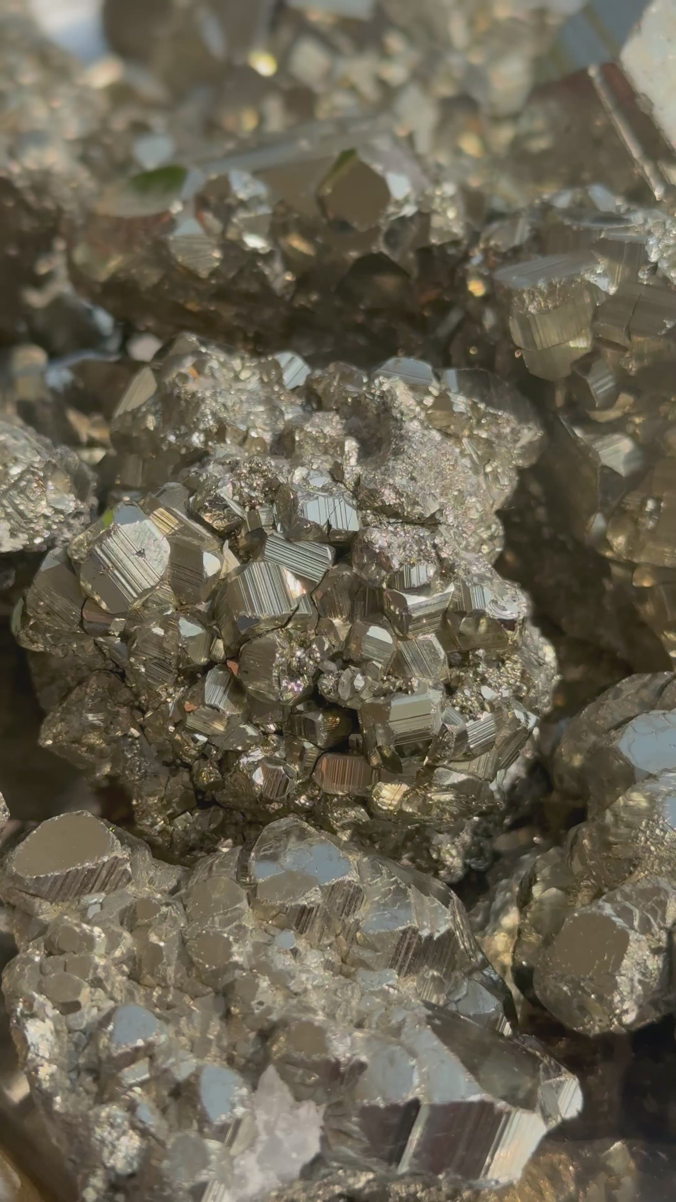 Raw Pyrite Clusters AAA Quality