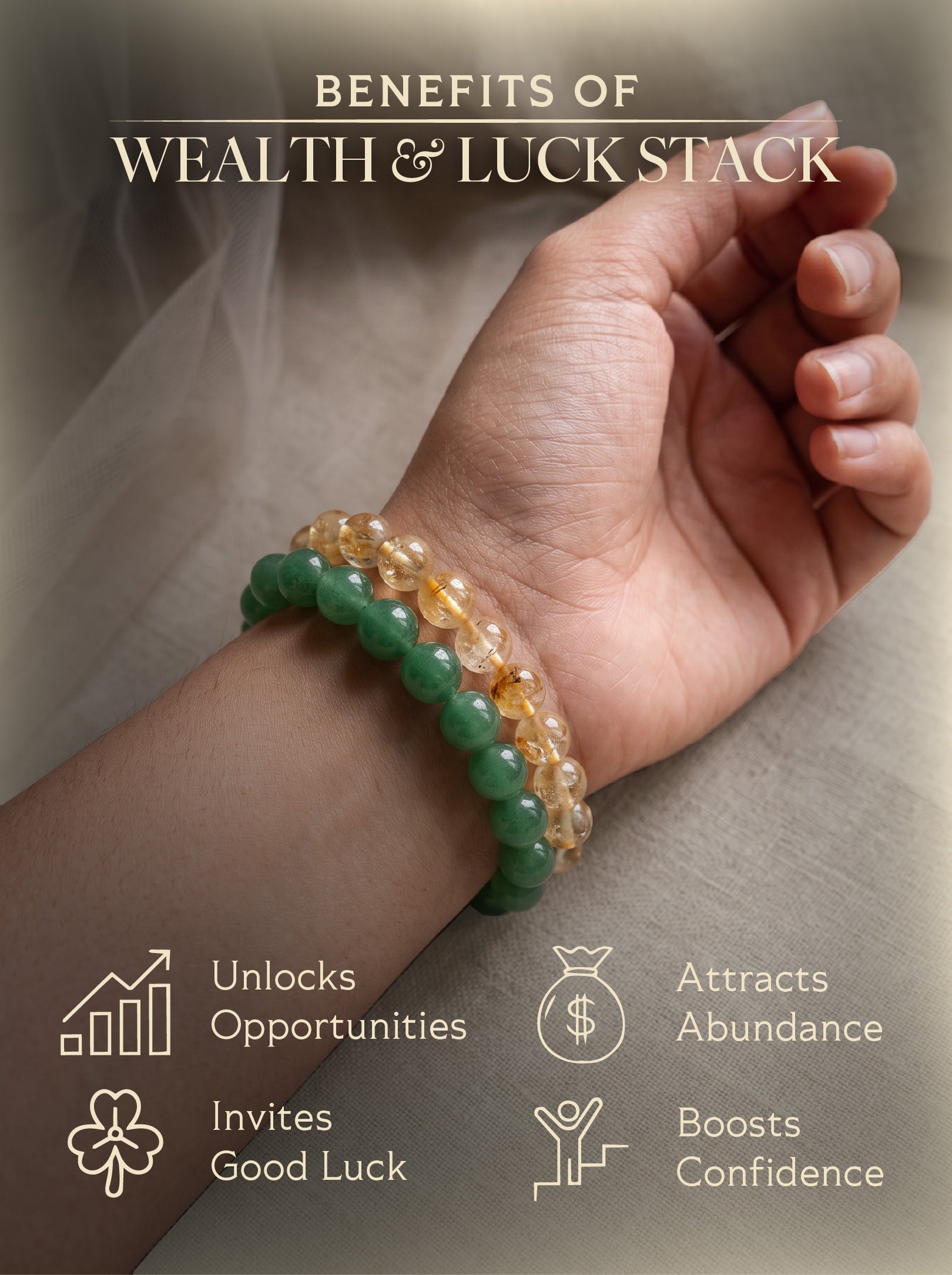 Wealth & Luck Bracelet Stack